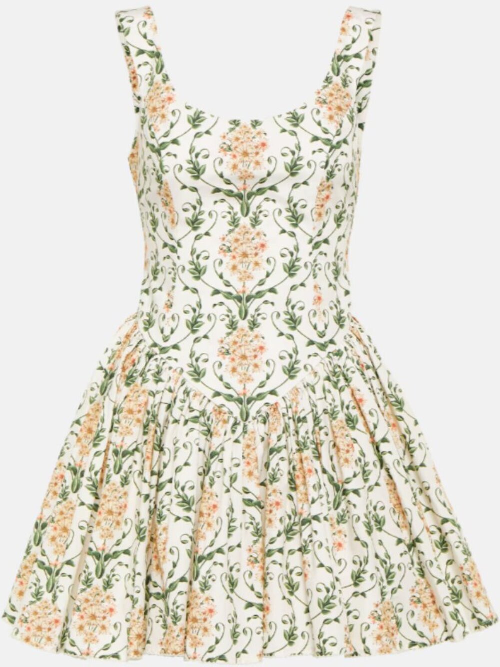Agua by Agua Bendita Pluma floral corset cotton dress NWT - Picture 2 of 5